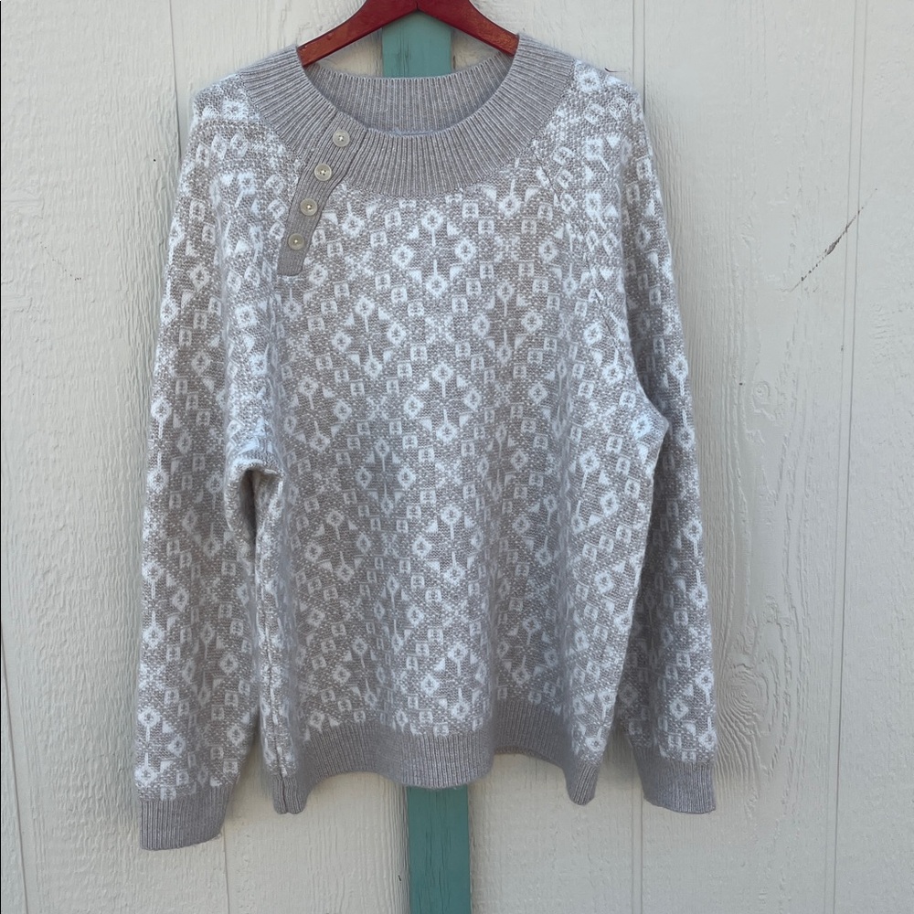 Croft & Barrow Snowflake Sweater